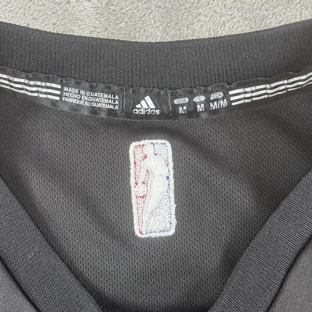 Milwaukee Bucks Jersey Mens Medium Black NBA Basketball Giannis 34 Adidas